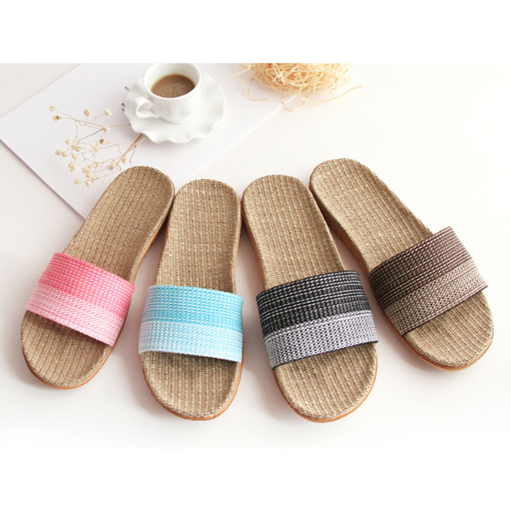 발바닥편한슬리퍼 여름용실내화 쿠션좋은 라탄 왕골 집안거실화