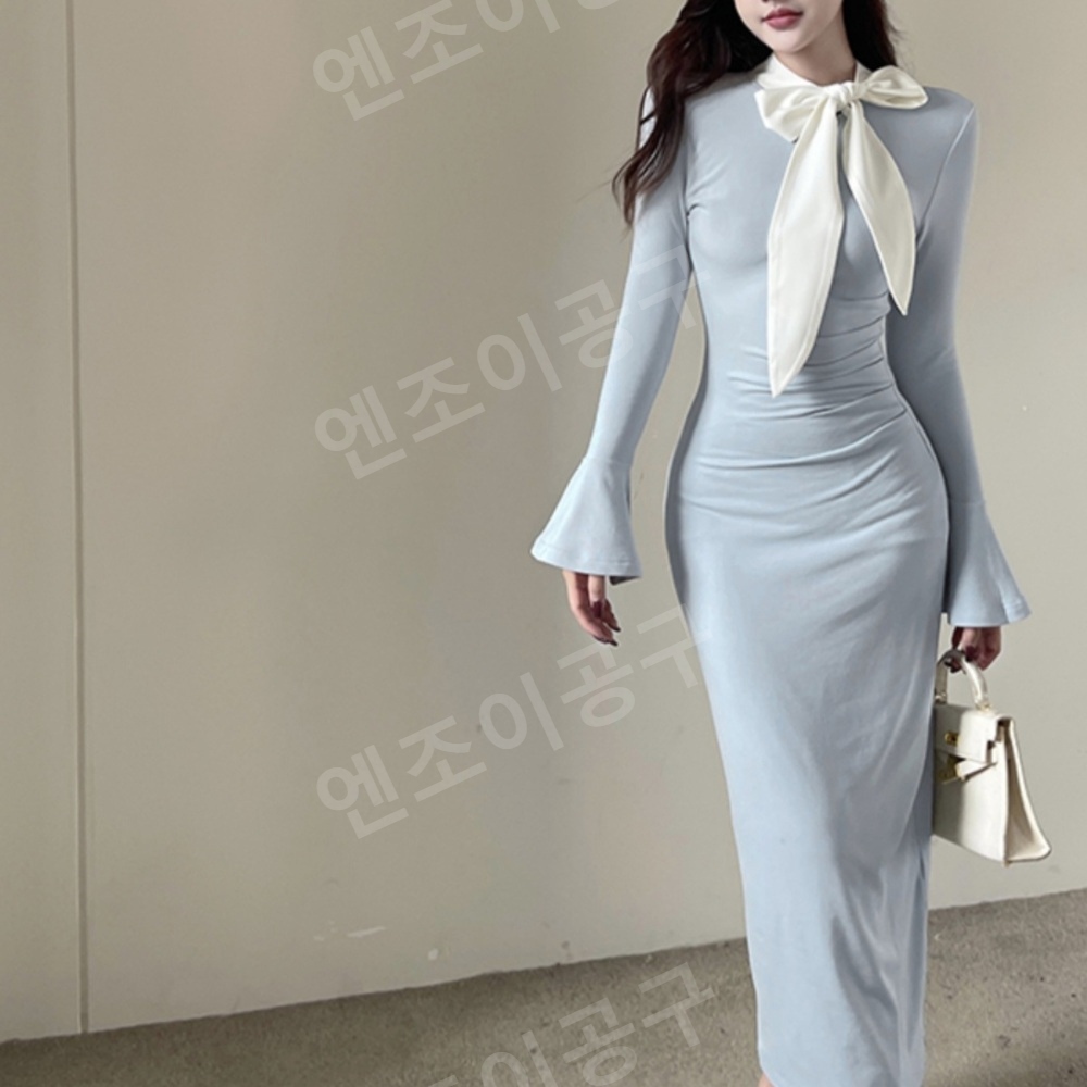 비밀은 없어 7회 강한나 온우주 원피스 롱드레스 하객룩 의상 옷 패션 - 메인 이미지