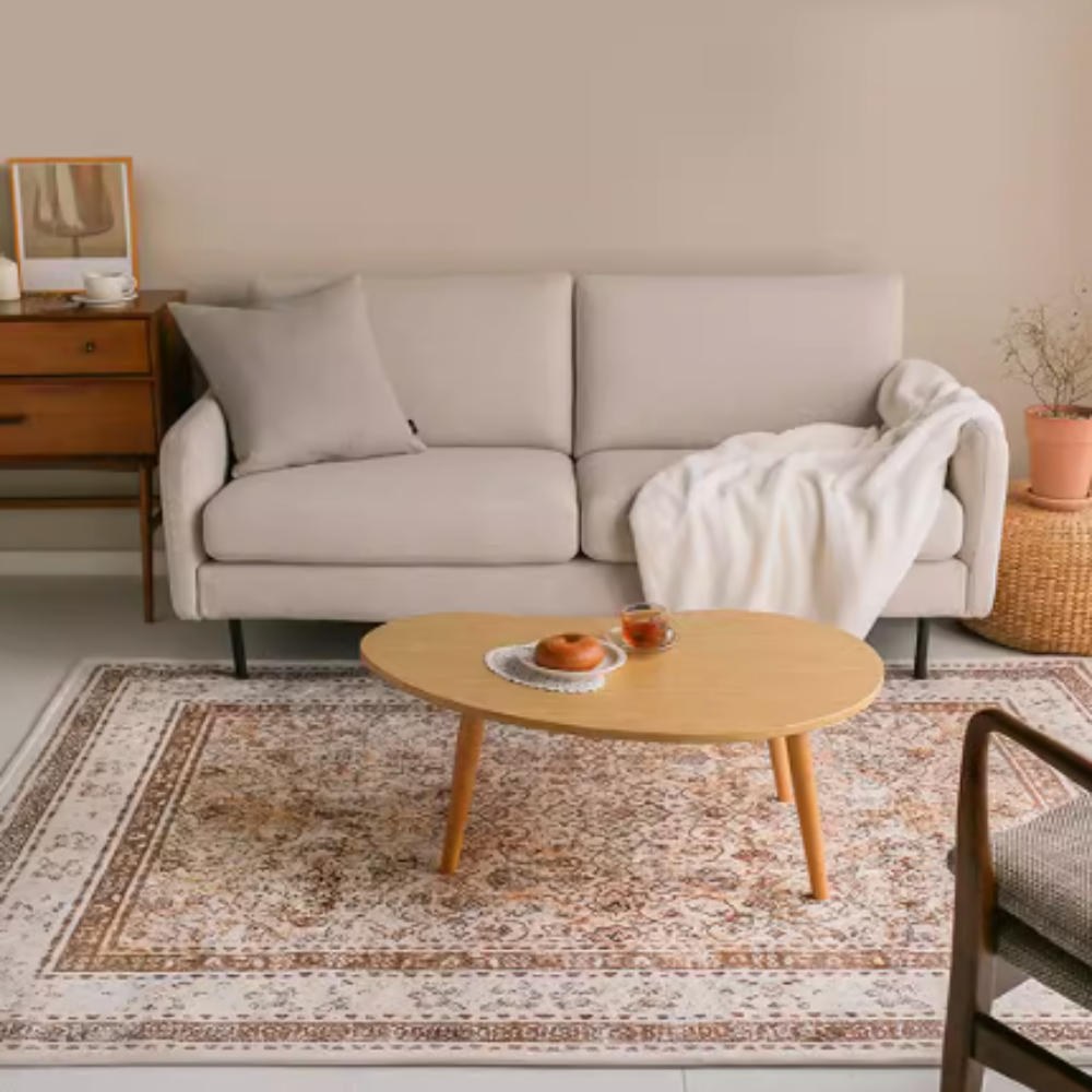 채우다공간 단모 페르시안 에스닉 거실 워셔블 러그 카페트 140x200