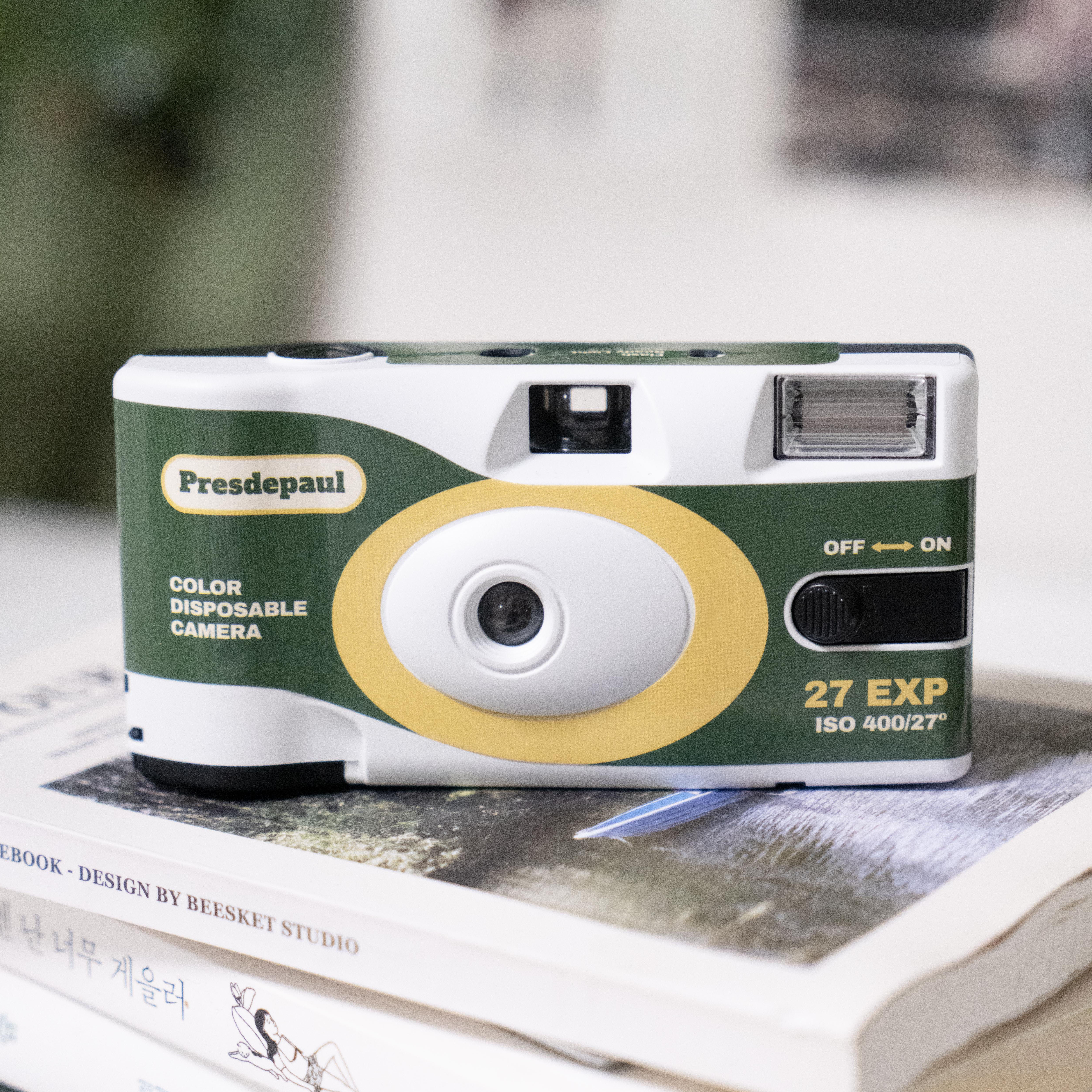 프레드폴 컬러 일회용카메라 27장 현상스캔사진인화 서비스 포함