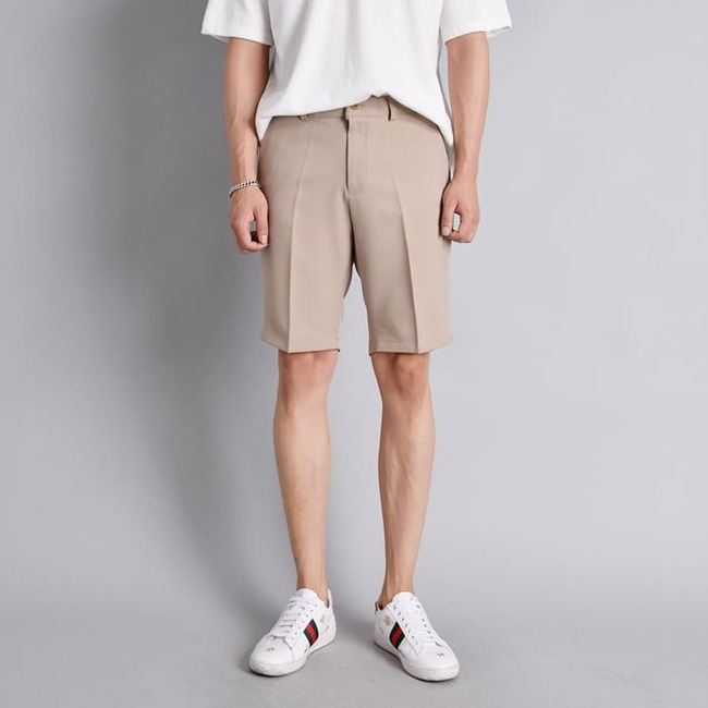 남자 로레 여름 5부 스판 슬랙스 반바지 28-38 - 상세 이미지 4