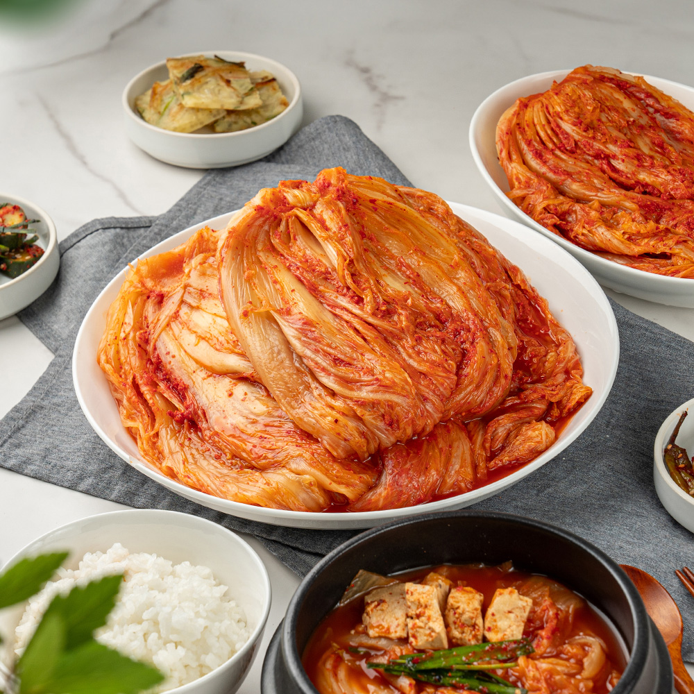 남도보물 전라도 묵은지 3kg 국산재료 100%만의 진하고 깊은맛 - 상품 이미지