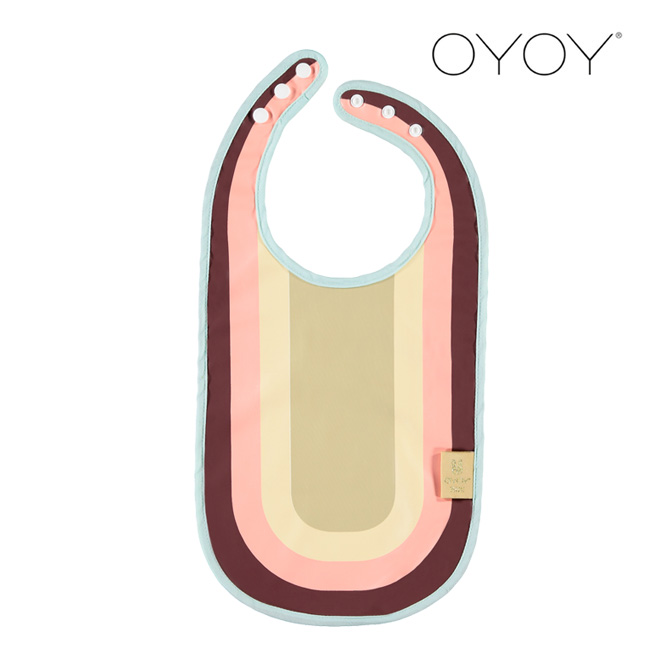 (1+1) OYOY 덴마크 오이오이 레인보우 실리콘 턱받이 2색상 교차선택가능 - 상세 이미지 2