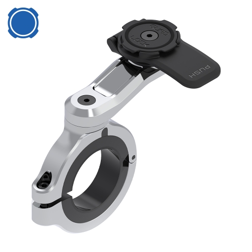 [한국자전거총판] 쿼드락 Motorcycle Handlebar Mount PRO Chrome - Large - 상품 이미지