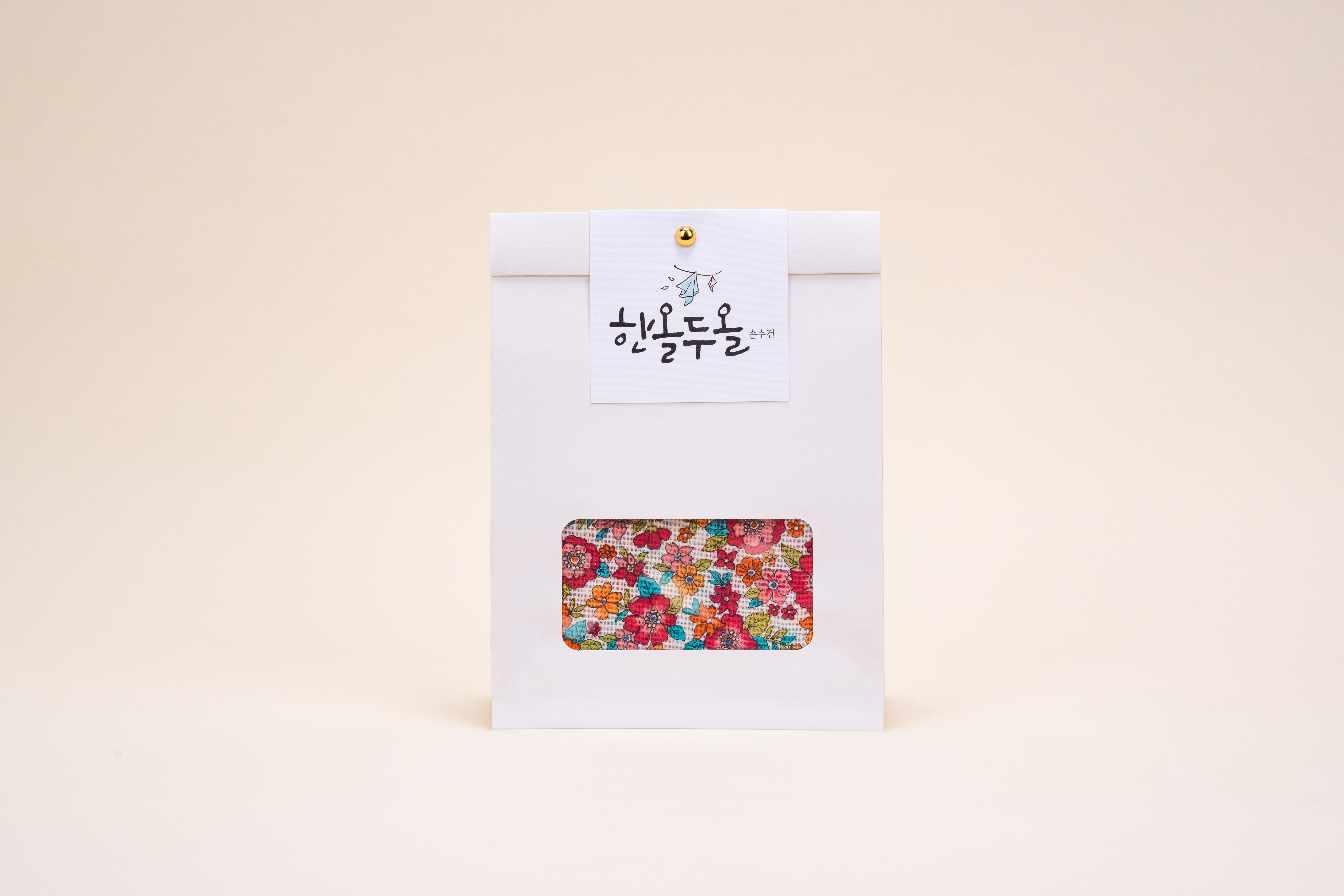 면 아사면 여성손수건 남성 외국인선물 한올두올 - 상세 이미지 5