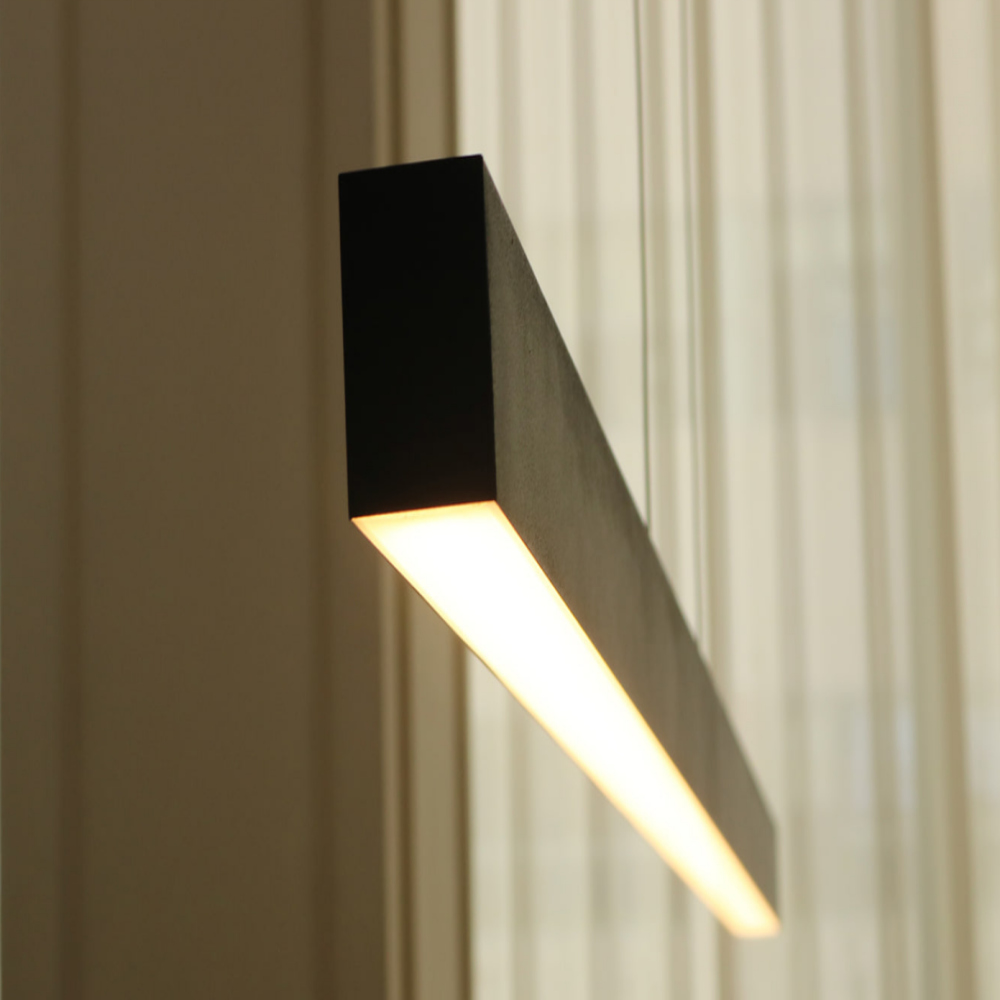 당일+무료배송 6인식탁등 LED 국산 4인 북유럽 일자 식탁등 900MM/화이트/전구색 - 상세 이미지 4
