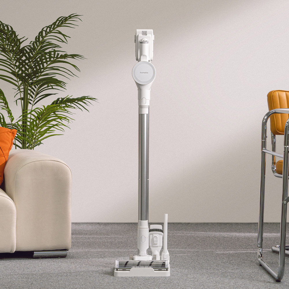 홈리아 차이슨 무선청소기 원룸 진공 가벼운 청소기+물걸레 브러시 세트