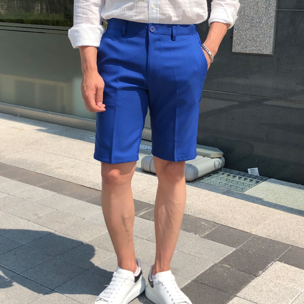 남자 존티 여름 5부 스판 슬랙스 반바지 28-38 - 상세 이미지 3