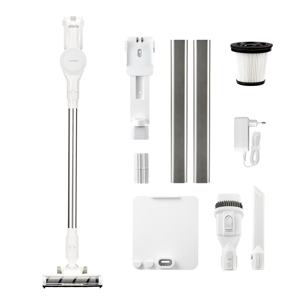 홈리아 차이슨 무선청소기 원룸 진공 가벼운 청소기+물걸레 브러시 세트