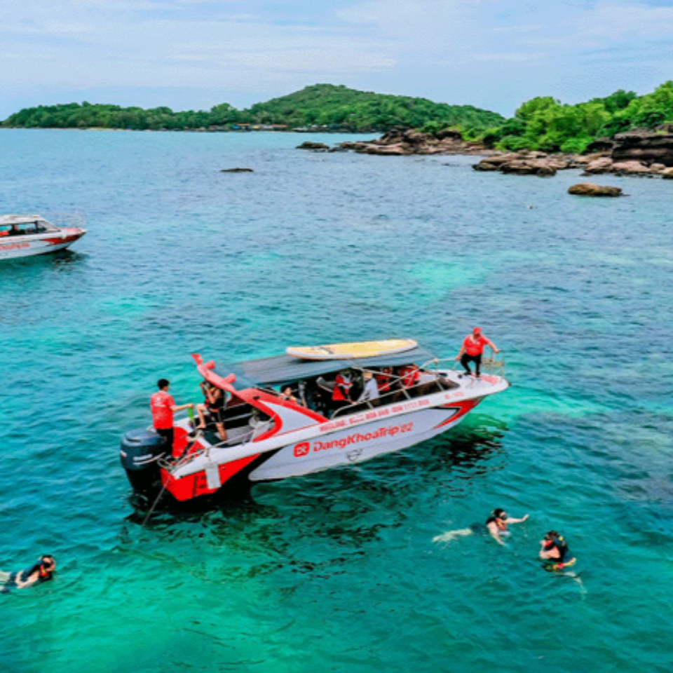 [스냅촬영+스노클링] 푸꾸옥 스노쿨링 시그니처 호핑투어 혼똠섬 케이블카 (픽업샌딩 포함)