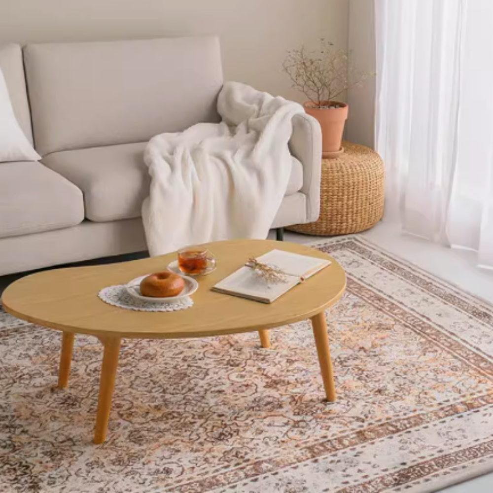 채우다공간 단모 페르시안 에스닉 거실 워셔블 러그 카페트 140x200