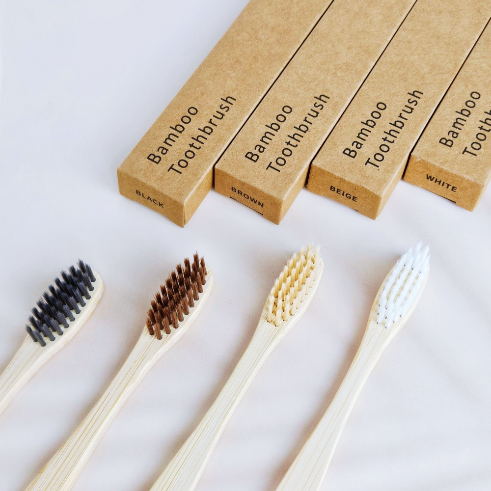 대나무 칫솔 미세모칫솔 KC인증 나무각인 제품 이미지