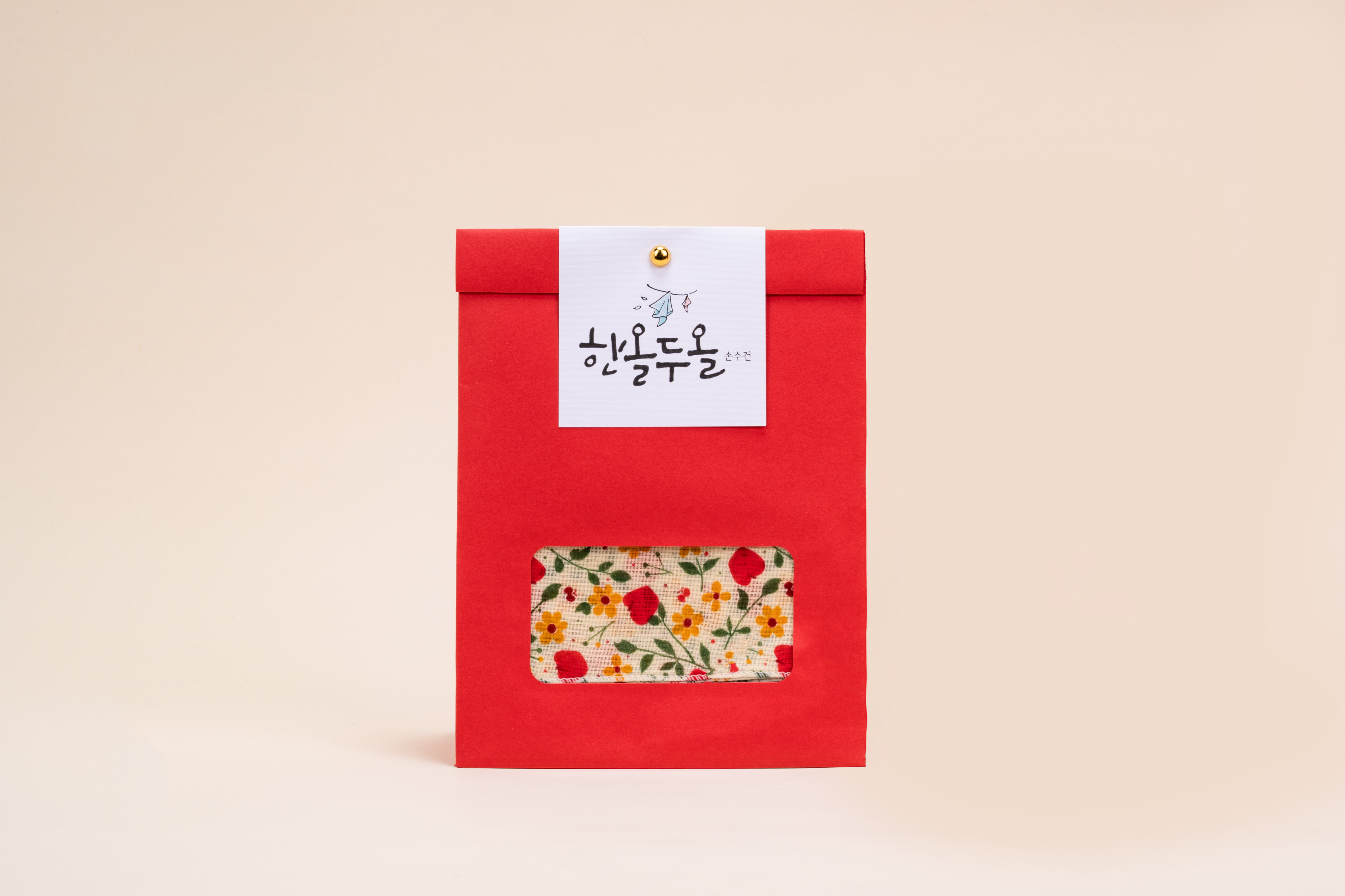 면 아사면 여성손수건 남성 외국인선물 한올두올 이미지 7