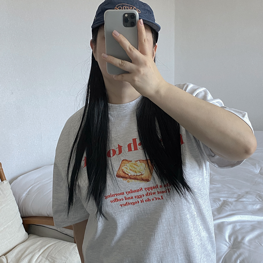 귀여운티셔츠 나염반팔티 우정티 곰돌이반팔 이미지 7