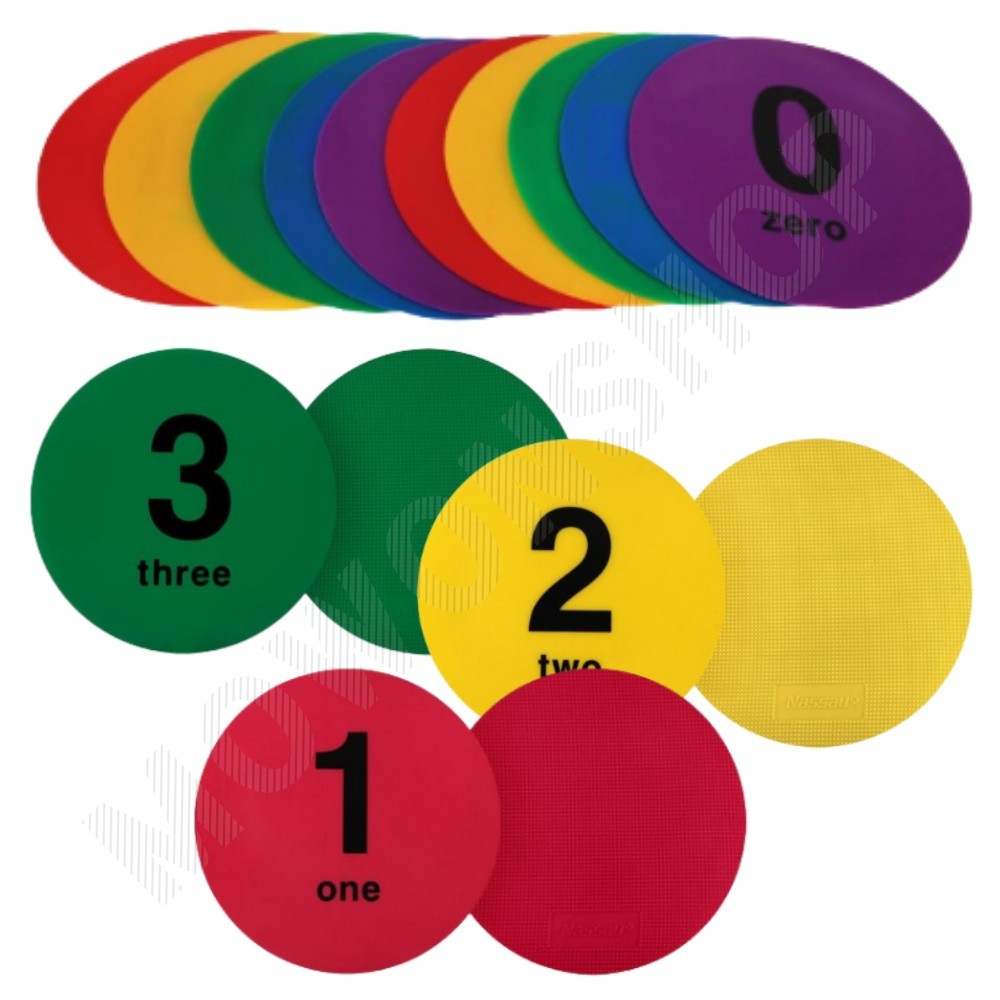 숫자마커 체육 라운드 마커 10세트