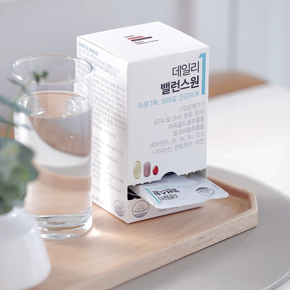 데일리밸런스원  rTG오메가3+밀크씨슬+루테인 15개입, 12개 - 상세 이미지 3