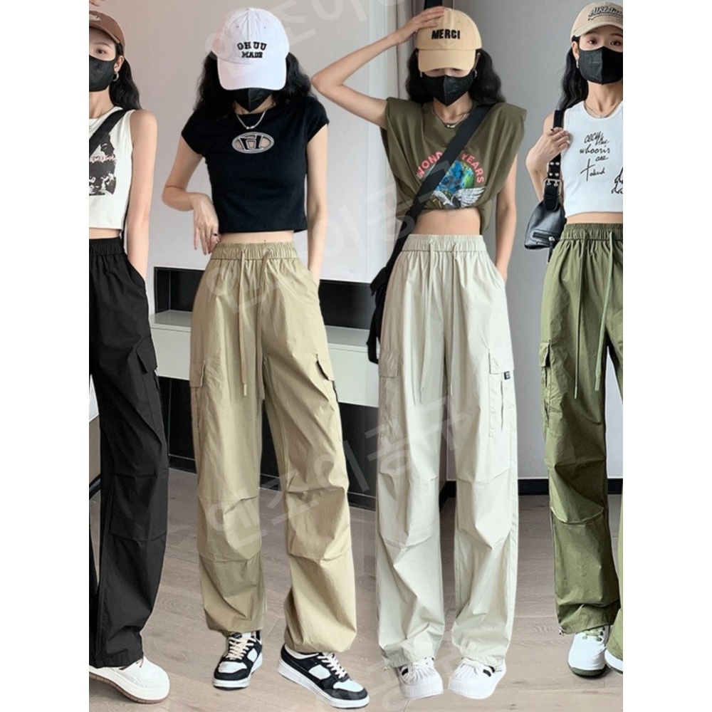 동상이몽2 342회 최강희 카키 와이드 팬츠 힙한 y2k 의상 옷 패션 - 상세 이미지 2