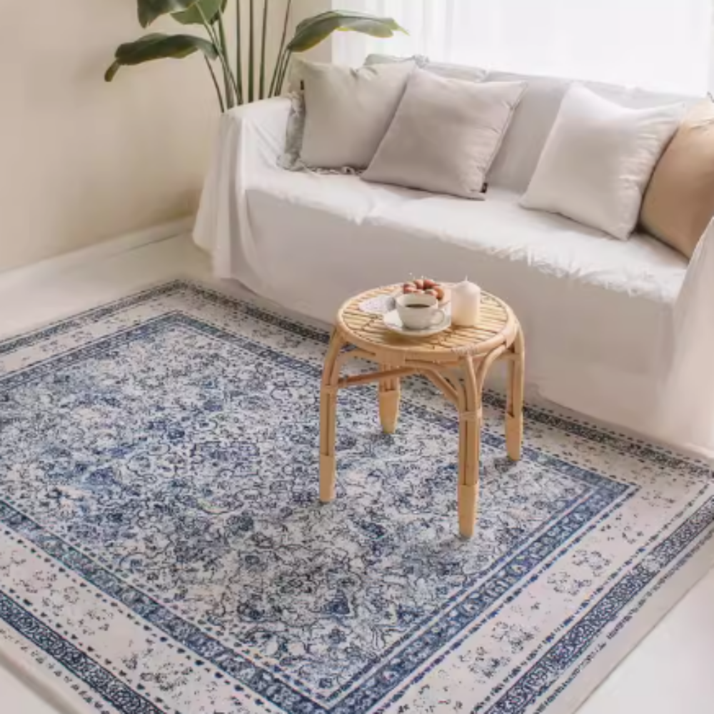 채우다공간 단모 페르시안 에스닉 거실 워셔블 러그 카페트 140x200