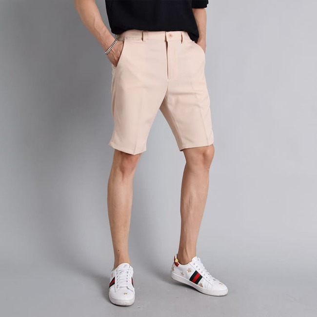 남자 로레 여름 5부 스판 슬랙스 반바지 28-38 - 상세 이미지 3