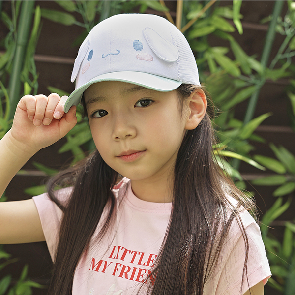 산리오 완구형 메쉬볼캡 시나모롤 쿠로미 마이멜로디 여아 유아 어린이 키즈 초등학생 캡모자 - 상세 이미지 2