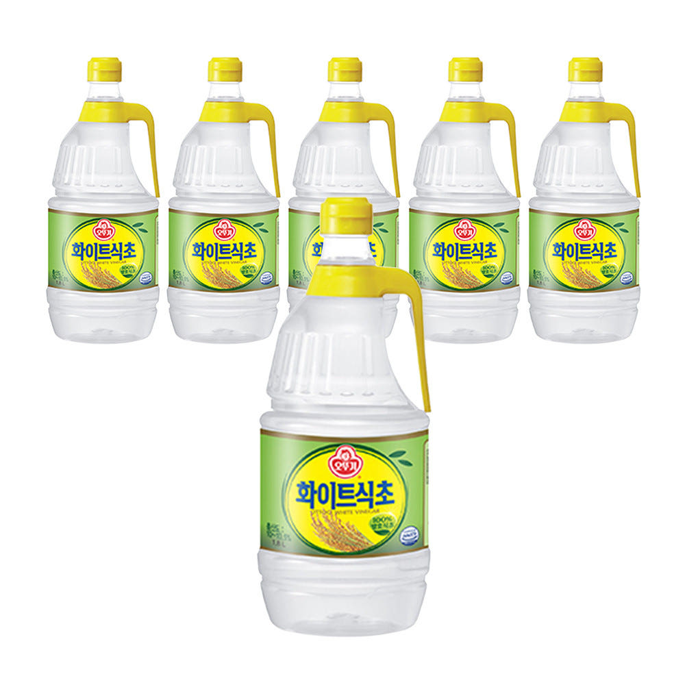오뚜기 화이트식초 1.8L, 6개