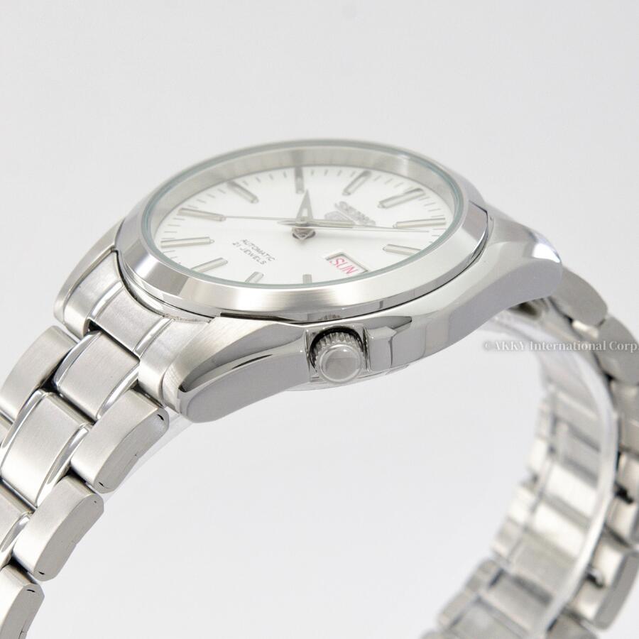 세이코 SEIKO 5 메탈밴드 오토매틱 화이트 다이얼 손목시계 SNKL41J1 - 상세 이미지 2