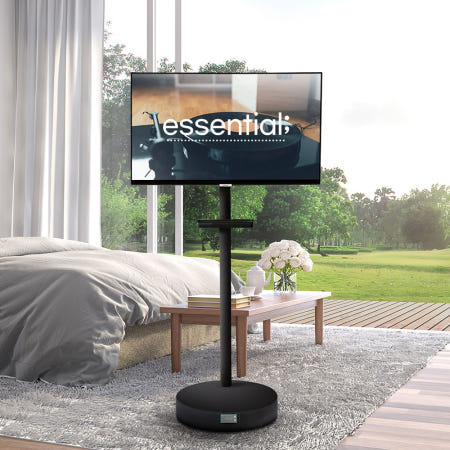 삼탠배터리 블랙 VIPB01B 무탠바이미 무선 무빙스탠드 만들기 결합식 배터리 이동식거치대 삼성 M5 80.1cm TV모니터 스탠드