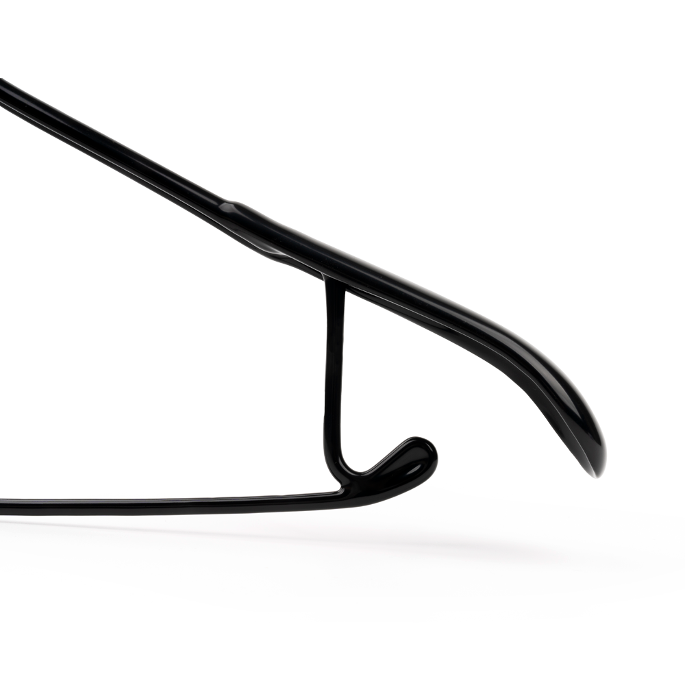 에이비박스 정장 코트 옷걸이 멀티 M 블랙, 20개