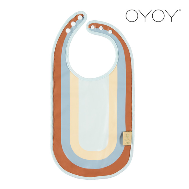 (1+1) OYOY 덴마크 오이오이 레인보우 실리콘 턱받이 2색상 교차선택가능 - 상세 이미지 3