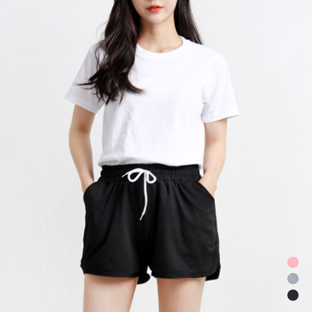 집에서입는반바지 성인실내복 여성홈웨어 추리닝 3부숏츠 - 상품 이미지