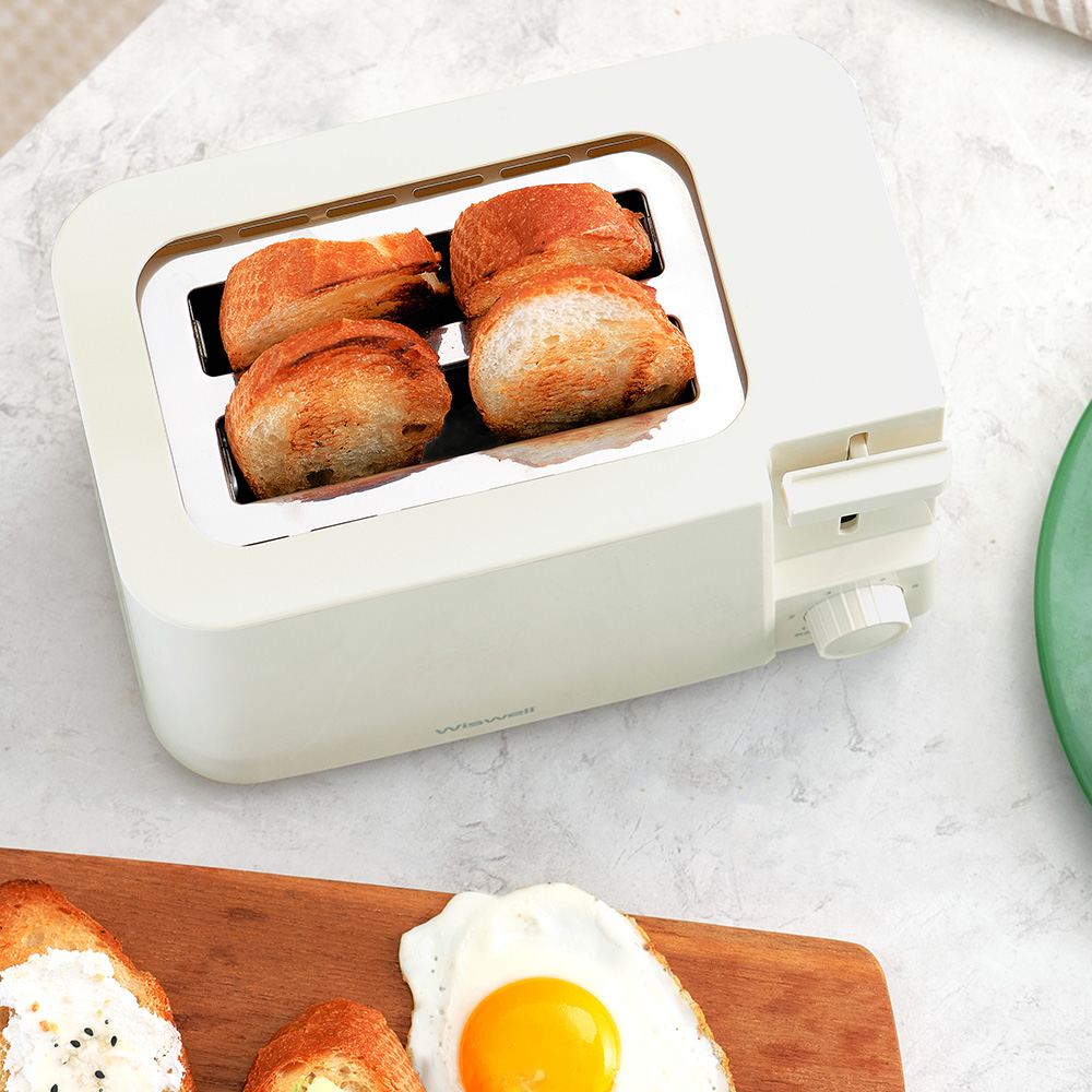 위즈웰 크런치 토스터기 토스트 만들기 누르는 크림 6단계 식빵 굽기 데일리 홈카페