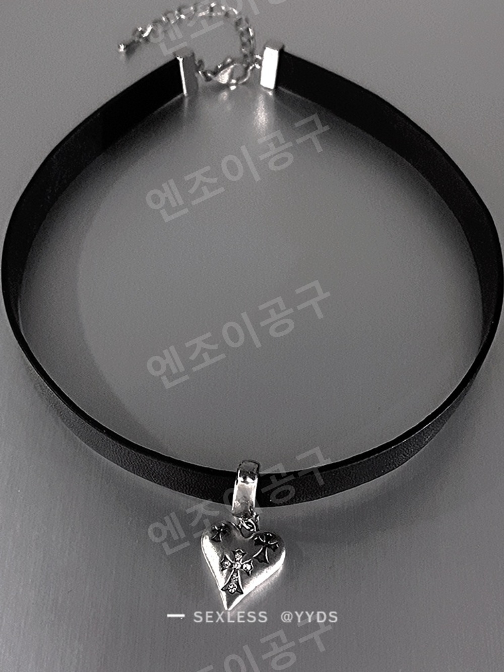 런닝맨 705회 아이브 레이 초커 목걸이 레트로 y2k 의상 옷 패션 - 상세 이미지 2