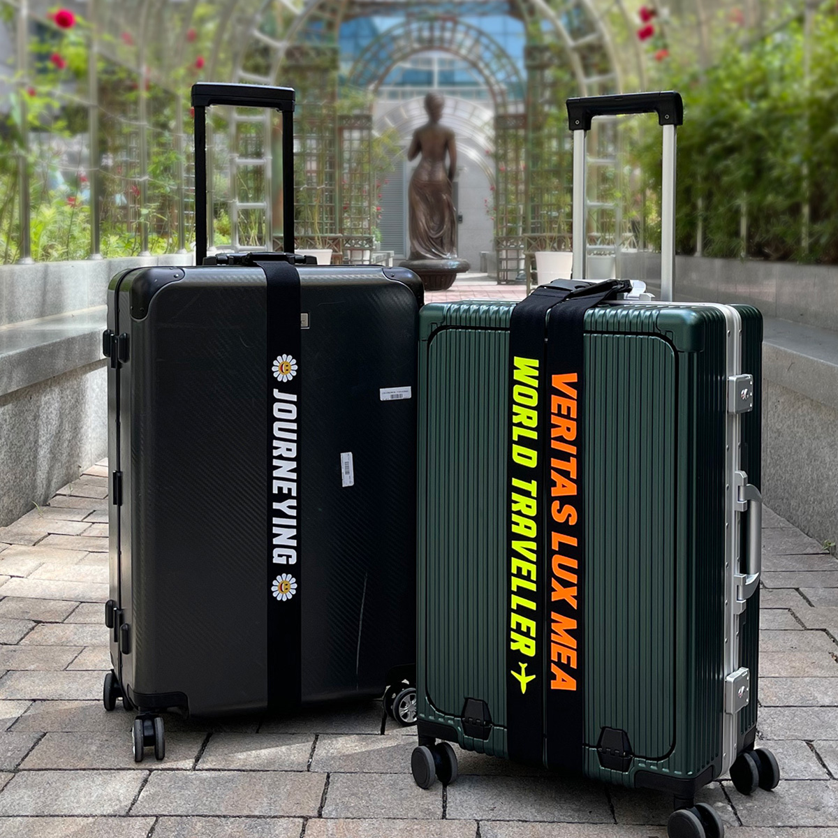 캐리어 네임택 밴드 러기지택 여행 가방 벨트 이름표 커스텀 제작