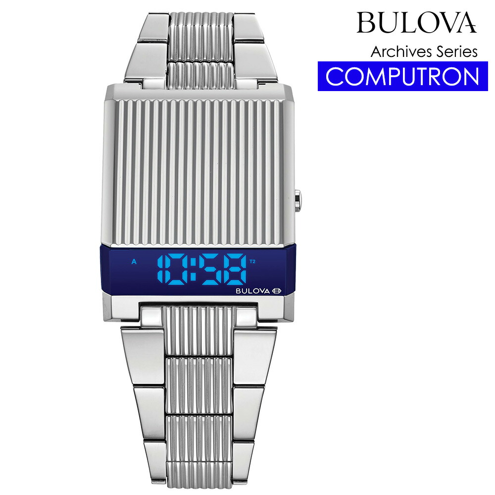부로바 BULOVA 아카이브 시리즈 Computron LED 디지털 시계 96C139 - 상품 이미지