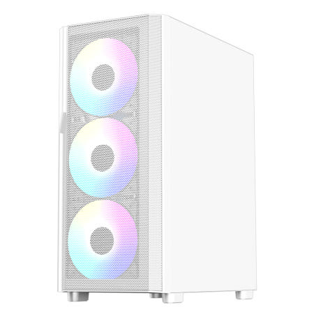 마이크로닉스 COOLMAX 스테디 컴퓨터 PC 케이스 (화이트)