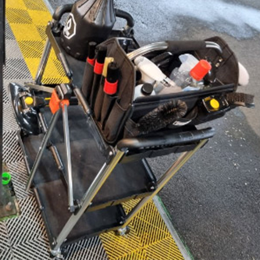 켄도 서빙 주방 접이식 카트 이동식 도서관 트롤리 북트럭 웨건 90339full