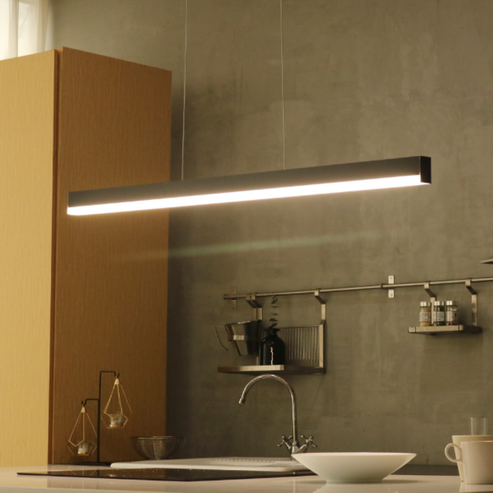 6인식탁등 LED 국산 라인 일자 4인 북유럽 식탁등