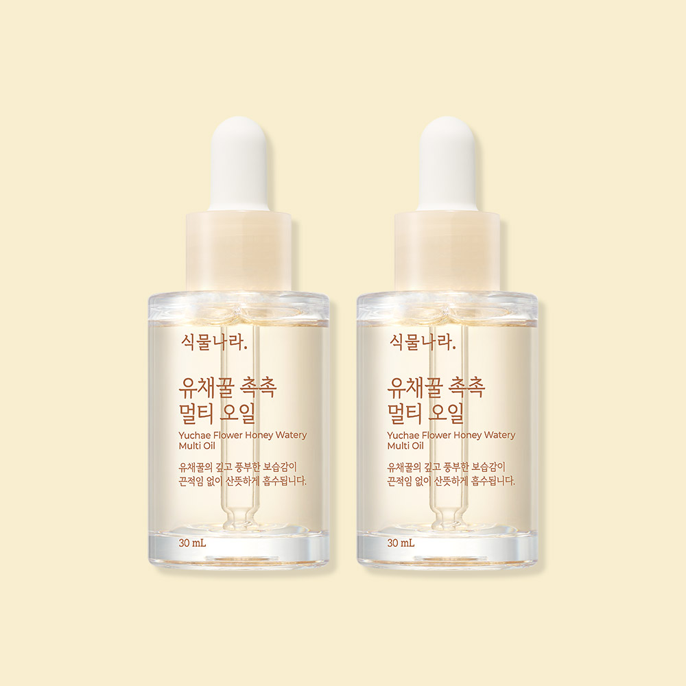 식물나라 유채꿀 촉촉 멀티오일 30mL x 2개 더블기획 제품 이미지