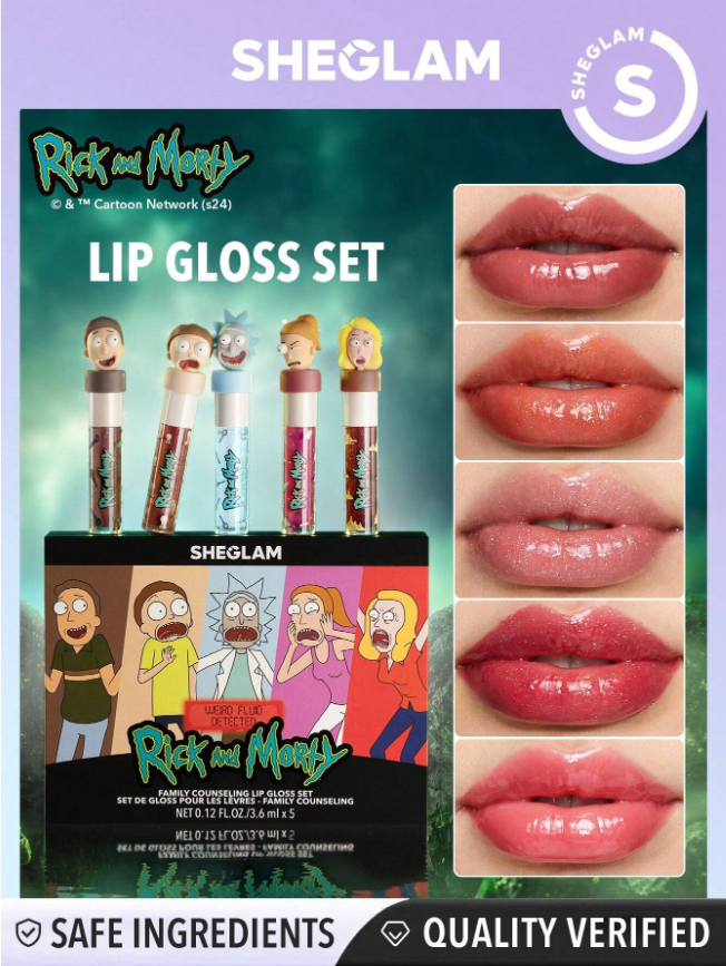 쉬글램 릭앤모티 립글로스 sheglam rick and morty gloss - 상세 이미지 2