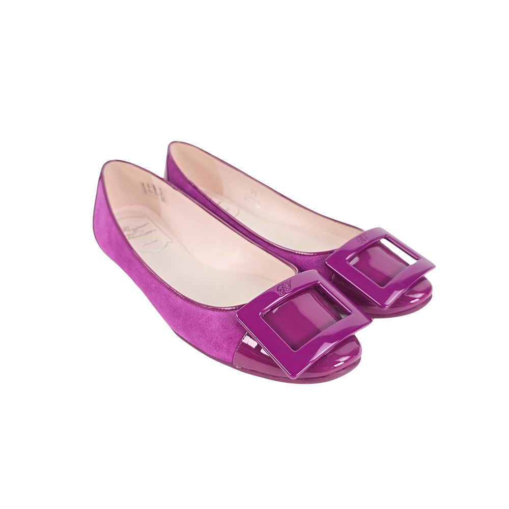 로저비비에 여성 고메트 컷 발레리나 플랫 슈즈 RVW20825140LQK1F35