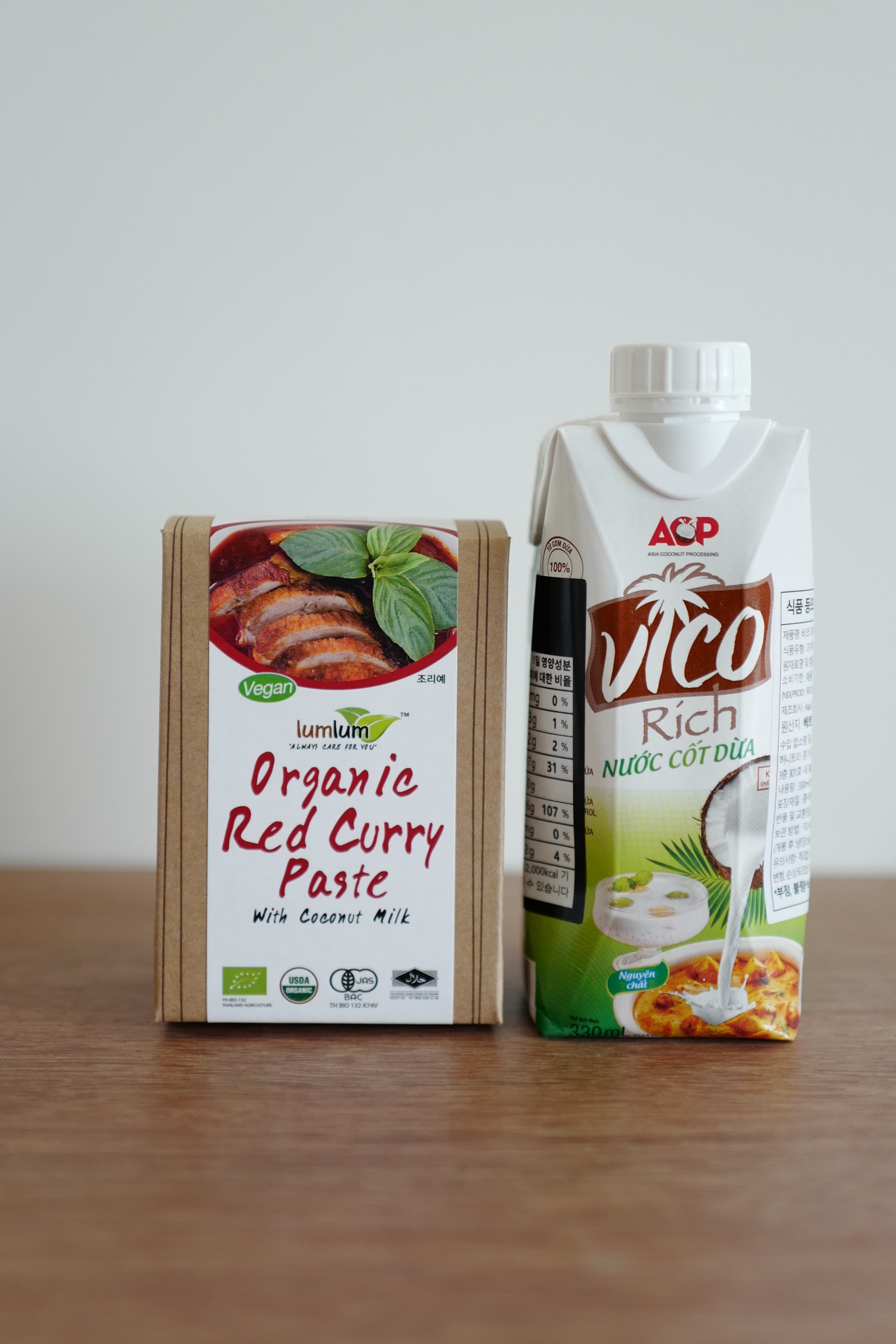 럼럼 유기농 레드커리 페이스트 104g+코코넛 밀크 [세트] 태국 소스 - 상세 이미지 2