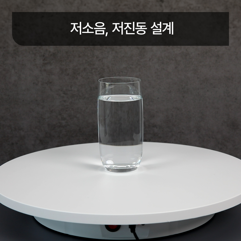 제품 사진 촬영 360도 자동 전동 회전판 촬영용 빅 턴테이블 42cm 대형 - 상세 이미지 4