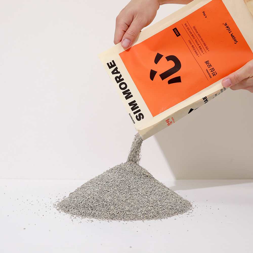 소심한호랑이 고양이모래 벤토나이트 진심모래 무향, 4.5kg, 1개