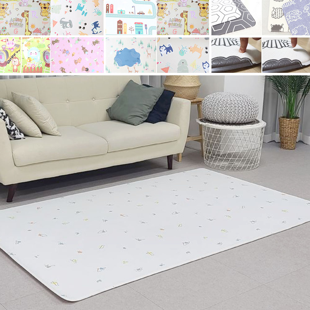 귀여운 양면 놀이방매트 캐릭터 어린이집 바닥 쿠션 장판