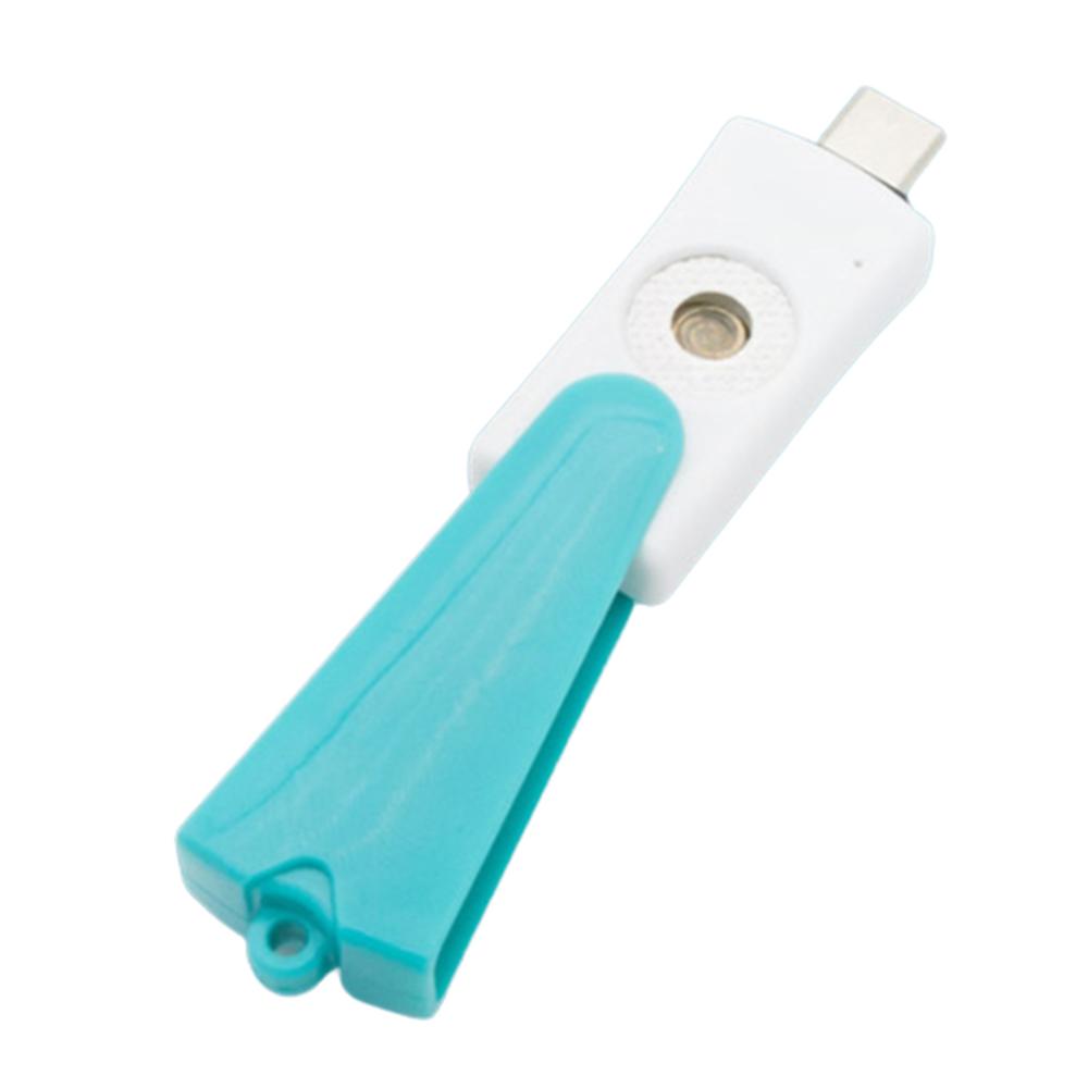 휴대용 전기라이터 스마트폰 c타입 USB 라이터 블루