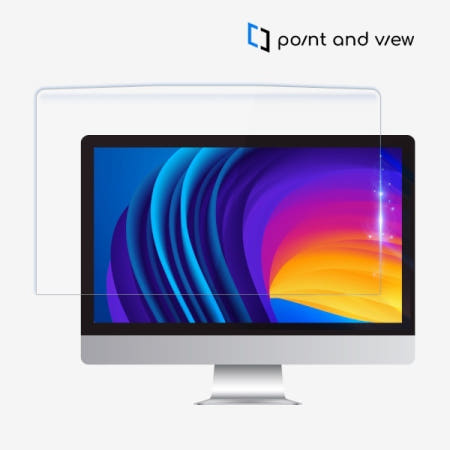 포인트앤뷰 모니터 거치형 시력보호필름 (BLC-24W9)