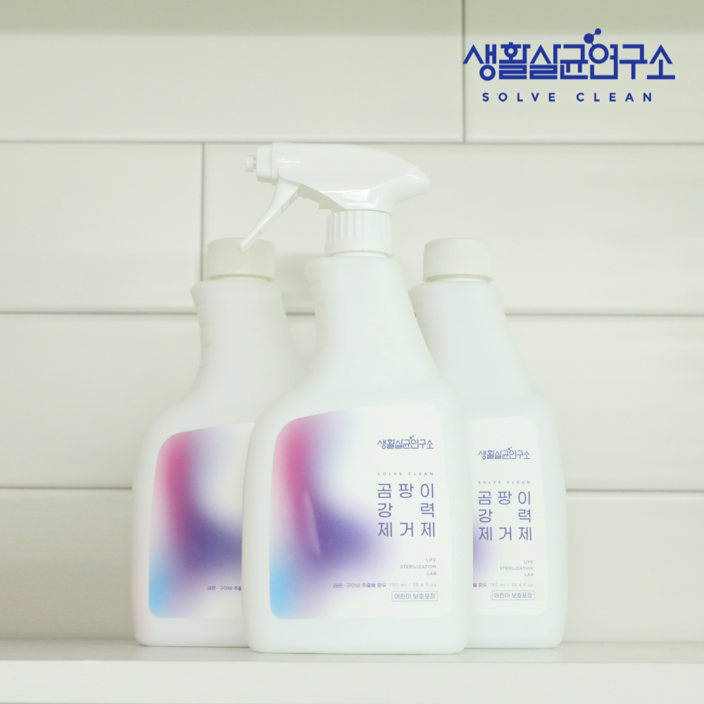 생활살균연구소 곰팡이 제거제 벽지 벽 화장실 욕실 베란다 창문 얼룩제거 제거젤 750ml - 상세 이미지 4