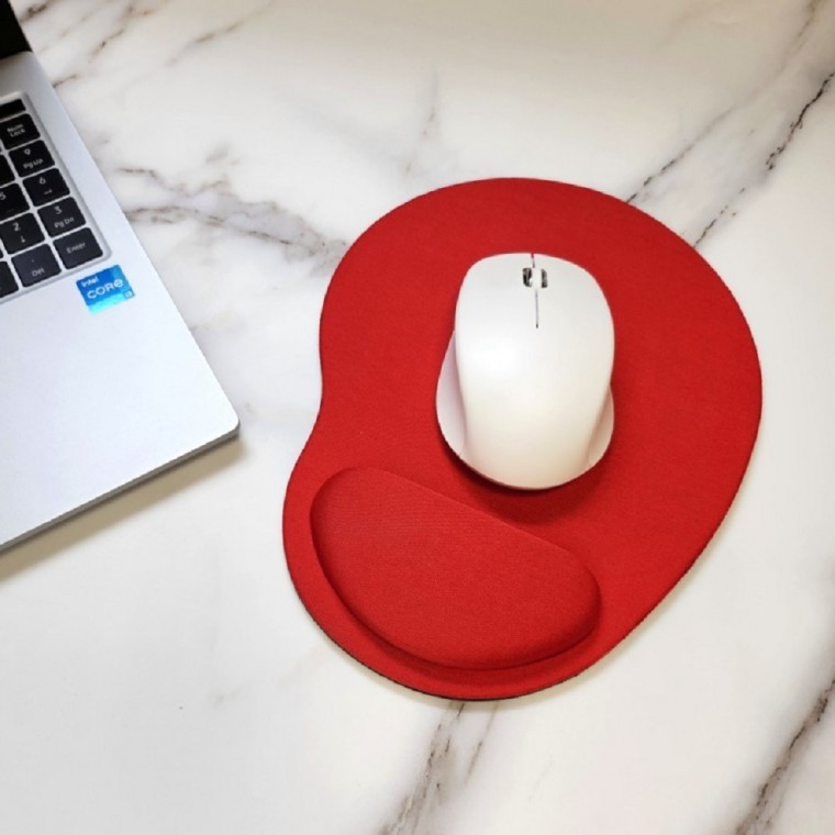 EVA 손목보호 마우스패드 빨강 손목쿠션 마우스손목보호대 - 상품 이미지