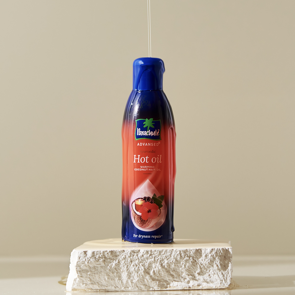 파라슈트 어드밴스드 핫 코코넛 헤어 오일 90ml 단백질 고영양 건조한모발 컨디셔닝