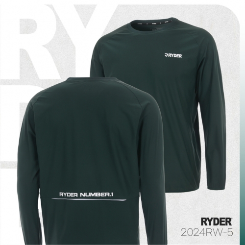 라이더 RYDER 2024RW-5 바람막이 남성/여성 맨투맨 배드민턴 복 탁구 스쿼시 스포츠의류 - 상품 이미지